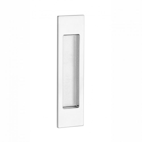 Rectangular sliding door shell APRILE 7039 Bright chrome