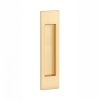 Rectangular sliding door shell APRILE 7039 Satin gold