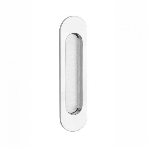 Oval sliding door shell APRILE 7040 Bright chrome