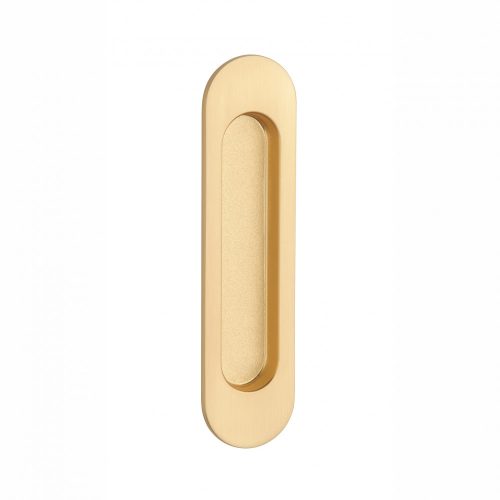 Oval sliding door shell APRILE 7040 Satin gold