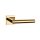 APRILE ARABIS Square Rosette Q SLIM 7MM GOLD PVD - Shiny Gold Colored PVD (ONLY THE HANDLE ON THE UPPER ROSETTE)