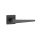 APRILE ARNICA Square Rosette Q SLIM 7MM BLACK - Black (ONLY THE HANDLE ON THE UPPER ROSETTE)