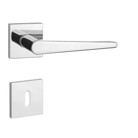   APRILE ARNICA Rozetă pătrată Q SLIM 7MM CP - Luminos Crom BB