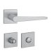 APRILE ARNICA Square Rosette Q SLIM 7MM MSC - Satin Chrome WC