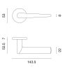 APRILE ARNICA Kreis R SLIM 7MM CP Glanzchrom PZ