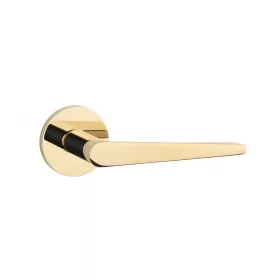   APRILE ARNICA Round Rosette R SLIM 7MM GOLD PVD - Bright Gold Colored PVD coating (ONLY THE HANDLE ON THE UPPER ROSETTE)
