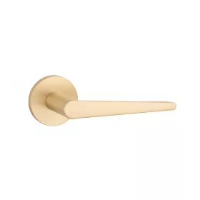   APRILE ARNICA Round Rosette R SLIM 7MM GOLD SATIN - Satin Gold Colored (ONLY THE HANDLE ON THE UPPER ROSETTE)