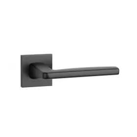   APRILE ERBA Square Rosette Q SLIM 7MM BLACK - Black (ONLY THE HANDLE ON THE UPPER ROSETTE)