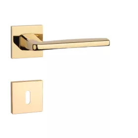   Rozetă pătrată APRILE ERBA Q SLIM 7MM Aur PVD - PVD colorat auriu strălucitor BB
