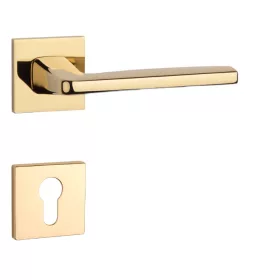  Rozetă pătrată APRILE ERBA Q SLIM 7MM Aur PVD - PVD colorat auriu strălucitor PZ