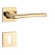 APRILE ERBA Square Rosette Q SLIM 7MM GOLD PVD - Bright Gold colored PVD PZ