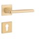 APRILE ERBA Quadrat Q SLIM 7MM GOLD SATIN Satin Gold farbe PZ