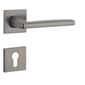   Rozetă pătrată APRILE ERBA Q SLIM 7MM MSB - PZ colorat titan