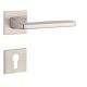 APRILE ERBA Square Rosette Q SLIM 7MM MSN - Satin Nickel PZ