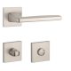 APRILE ERBA Square Rosette Q SLIM 7MM MSN - Satin Nickel WC