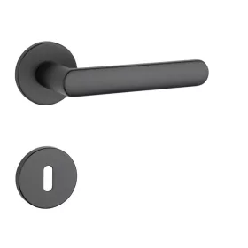 APRILE FRAGOLA Rozetă Rotudă R SLIM 7MM NEGRU - Negru BB