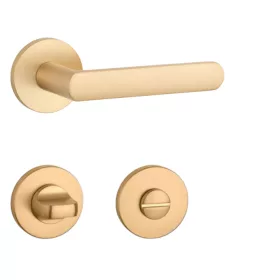   APRILE FRAGOLA Körrozettás R SLIM 7MM GOLD SATIN  - Szatén arany színű WC