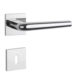   APRILE FUNKIA Rozetă pătrată Q SLIM 7MM CP - Luminos Crom BB