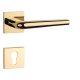 APRILE FUNKIA Quadrat Q SLIM 7MM GOLD PVD Glänzendes goldfarbenes PVD PZ