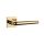 APRILE FUNKIA Square Rosette Q SLIM 7MM GOLD PVD - Shiny Gold Colored PVD (ONLY THE HANDLE ON THE UPPER ROSETTE)