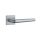 APRILE FUNKIA Square Rosette Q SLIM 7MM MSC - Satin Chrome (ONLY THE HANDLE ON THE UPPER ROSETTE)