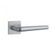 APRILE FUNKIA Square Rosette Q SLIM 7MM MSC - Satin Chrome (ONLY THE HANDLE ON THE UPPER ROSETTE)