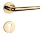 APRILE FUNKIA Kreis Rosette R SLIM 7MM GOLD PVD Glänzendes goldfarbenes PVD PZ