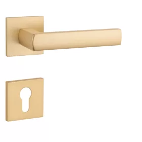   APRILE HOSTA Rozeta Patrata Q SLIM 7MM Aur SATIN - Satin Aur colorated PZ