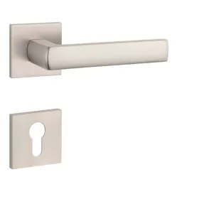   APRILE HOSTA Rozetă pătrată Q SLIM 7MM MSN - Nichel satinat PZ