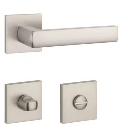   APRILE HOSTA Rozetă Pătrată Q SLIM 7MM MSN - WC Nichel Satinat