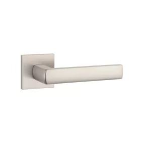   APRILE HOSTA Square Rosette Q SLIM 7MM MSN - Satin Nickel (ONLY THE HANDLE ON THE UPPER ROSETTE)