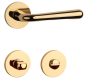 APRILE IRGA Kreis R SLIM 7MM GOLD PVD Glänzendes goldfarbenes PVD WC