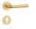 APRILE IRGA Round Rosette R SLIM 7MM GOLD SATIN - Satin Gold colored PZ