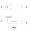 APRILE IRGA Kreis R SLIM 7MM MSC Innenlager aus satiniertem Chrom