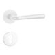 APRILE IRGA Round Rosette R SLIM 7MM WHITE - White PZ