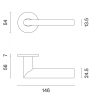 APRILE KALMIA Rozeta Rotunda R SLIM 7MM CP - Luminos crom PZ