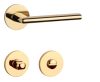 APRILE KALMIA Kreis R SLIM 7MM GOLD PVD Glänzendes goldfarbenes PVD WC