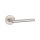 APRILE KALMIA Round Rosette R SLIM 7MM MSN - Satin Nickel (ONLY THE HANDLE ON THE UPPER ROSETTE)