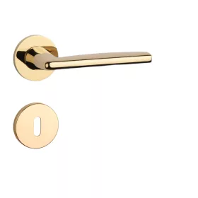   APRILE LUNA Rozeta okrągła R SLIM 7MM Złoto PVD Błyszczący złoty PVD BB