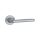 APRILE LUNA Round Rosette R SLIM 7MM MSC - Satin Chrome (ONLY THE HANDLE ON THE UPPER ROSETTE)