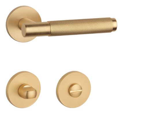 APRILE MOLINIA Körrozettás R SLIM 7MM GOLD SATIN - Szatén arany színű WC