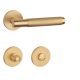 APRILE MOLINIA Kreis Rosette R SLIM 7MM GOLD SATIN WC in Satingold