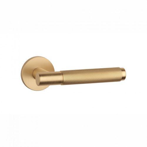 APRILE MOLINIA Round Rosette R SLIM 7MM GOLD SATIN - Satin Gold Colored (ONLY THE HANDLE ON THE UPPER ROSETTE)