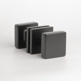 Guzik dwustronny APRILE MORA Q SLIM 7MM CZARNY - Czarny