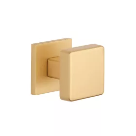 Button APRILE MORA Q SLIM 7MM GOLD SATIN - Satin gold color