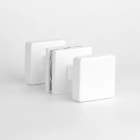 Buton față-verso APRILE MORA Q SLIM 7MM ALB - Alb