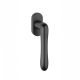 Tilt-open window handle APRILE CYNIA R BLACK - Black