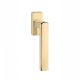 Tilt-open window handle APRILE HOSTA Q GOLD PVD - Bright Gold colored PVD