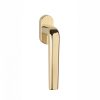 Tilt-open window handle APRILE INULA R GOLD PVD - Bright Gold colored PVD