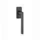 Tilt-open window handle APRILE PRIMULA Q BLACK - Black